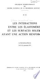 Colloques internationaux du Centre national de la recherche scientifique