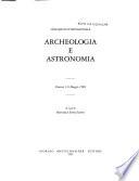 Colloquio internazionale archeologia e astronomia, Venezia 3-6 maggio 1989