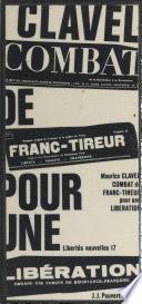 Combat de franc-tireur pour une libération
