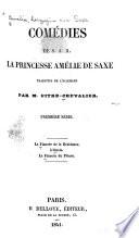 Comédies de la princesse Amélie de Saxe