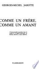 Comme un frère, comme un amant