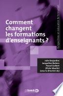 Comment changent les formations des enseignants