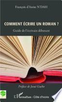 Comment écrire un roman ?
