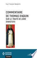 Commentaire de Thomas d'Aquin sur le Traité de l'âme d'Aristote