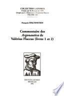 Commentaire des Argonautica de Valérius Flaccus (livres 1 et 2)