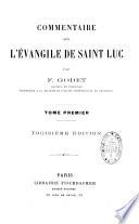 Commentaire sur l'évangile de saint Luc