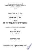 Commentaire sur le Cantique des cantiques