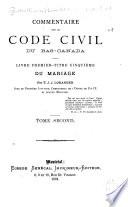 Commentaire sur le Code civil du Bas-Canada