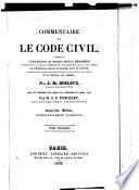Commentaire sur le Code civil, revu par F.-F. Poncelet