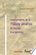 Commentaires de la Théorie générale de Keynes à sa parution