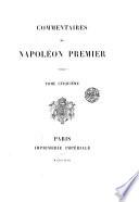 Commentaires de Napoléon Premier