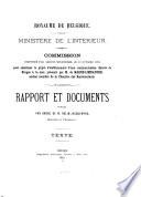 Commission instituée par arrêté ministériel du 10 oct. 1878