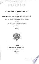 Commission supérieure pour l'examen du projet de mer intérieure dans le sud de l'Algérie et de la Tunisie