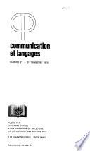Communication et langages
