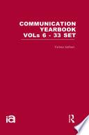 Communication Yearbooks Vols 6-33 Set