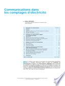Communications dans les comptages d’électricité