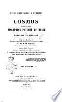 Comos Essai D'Une Description Physique du monde