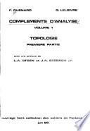 Compléments d'analyse