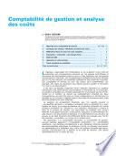 Comptabilité de gestion et analyse des coûts