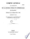 Compte général de l'administration de la justice civile et commerciale