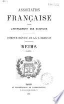 Compte rendu de la ... session - Association française pour l'avancement des sciences