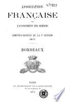 Compte rendu de la ... session - Association française pour l'avancement des sciences