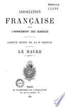 Compte rendu de la ... session - Association française pour l'avancement des sciences