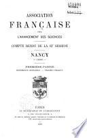 Compte rendu de la ... session - Association française pour l'avancement des sciences