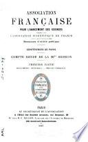 Compte rendu de la session