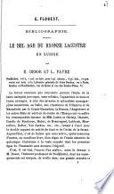 Compte rendu de: Le bel âge du bronze lacustre en Suisse par E. Desor et L. Favre