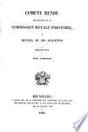Compte rendu des séances de la Commission Royale d'Histoire ou recueil de ses bulletins