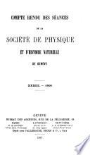 Compte rendu des séances