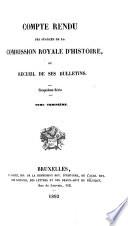 Compte rendu des séances, ou Recueil de ses bulletins