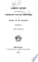 Compte rendu des séances; ou Recueil de ses bulletins