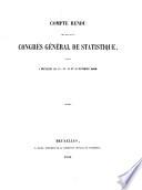 Compte rendu des travaux du Congrès Général de Statistique