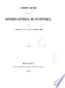 Compte rendu des travaux du Congrès général de statistique