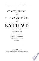 Compte rendu du 1er Congrès du rythme