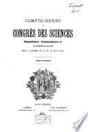 Compte-rendu du congrès des sciences géographiques, cosmographiques et commerciales tenu à Anvers du 14 au 22 août 1871