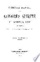 Compte-rendu du Congrès spirite et spiritualiste international tenu à Paris du 9 au 16 septembre 1889