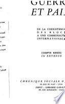 Compte rendu in extenso