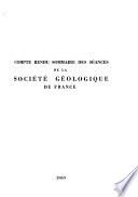 Compte rendu sommaire des séances de la Société geologique de France