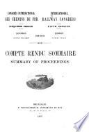 --Compte rendu sommaire