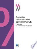 Comptes nationaux des pays de l'OCDE, Comptes de patrimoine financier 2010