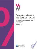 Comptes nationaux des pays de l'OCDE, Comptes de patrimoine financier 2014