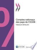 Comptes nationaux des pays de l'OCDE, Volume 2012 Numéro 2 Tableaux détaillés