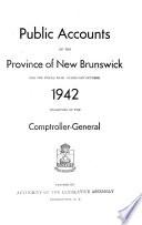Comptes Publics de la Province Du Nouveau-Brunswick
