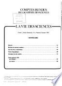 Comptes rendus de l'Académie des sciences