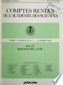 Comptes rendus de l'Académie des sciences