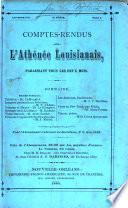 Comptes-rendus de l'Athénée louisianais