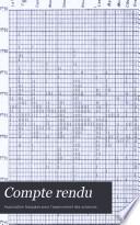 Comptes-rendus de la ... session